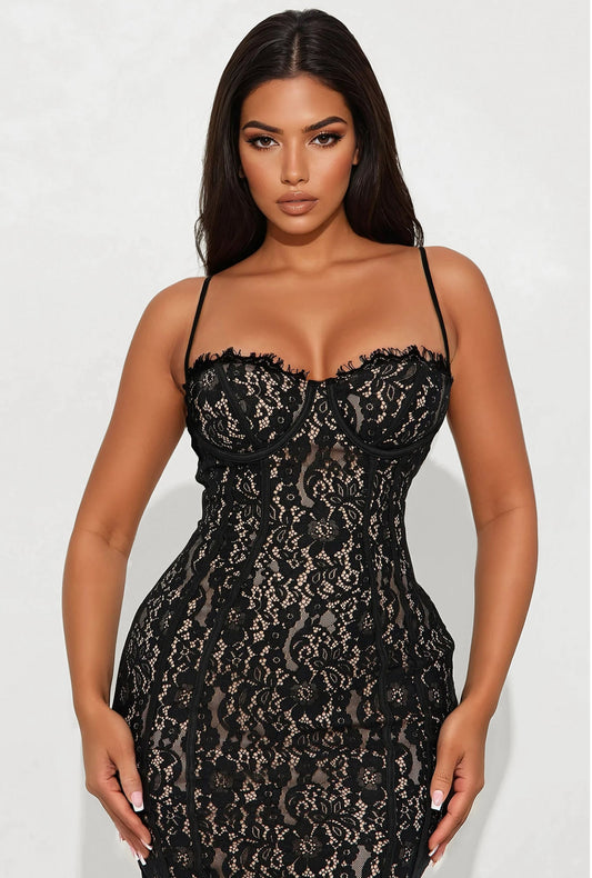 'All In Love' Lace Maxi