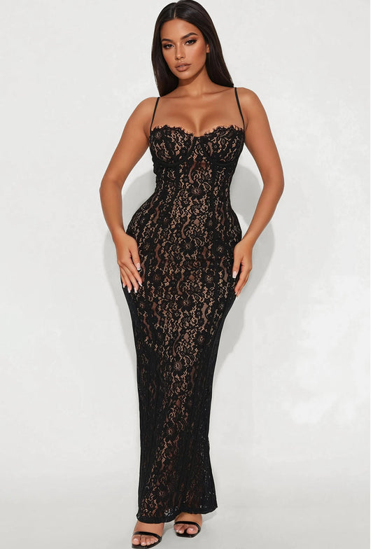 'All In Love' Lace Maxi